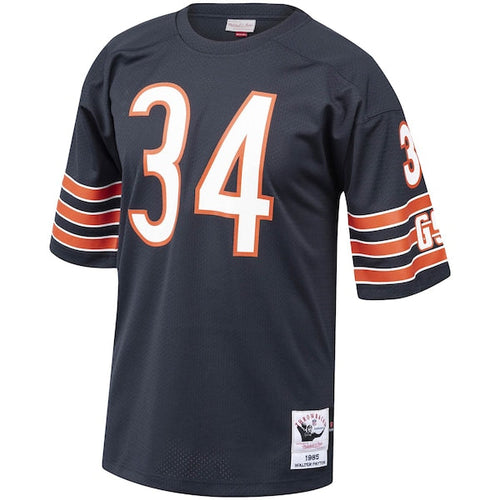 Walter Payton Chicago Bears 1985 Authentic Throwback Retired Player Jersey - Navy/White