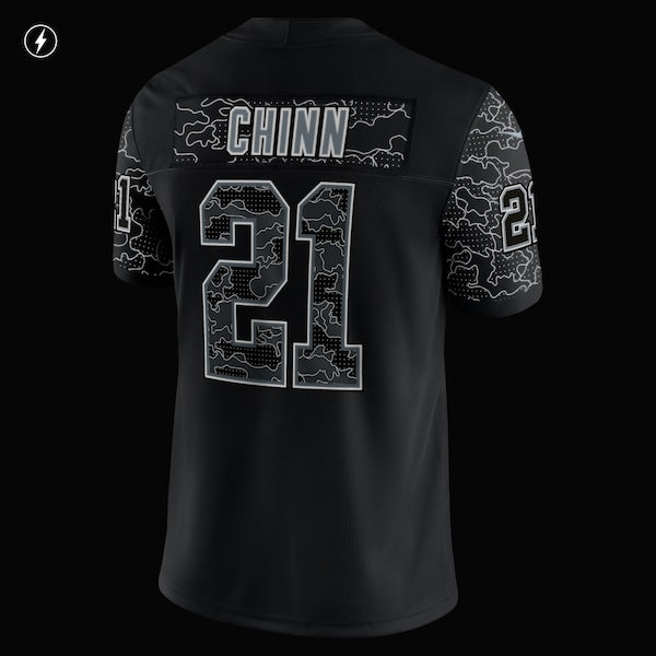Jeremy Chinn Carolina Panthers Nike RFLCTV Limited Jersey - Black