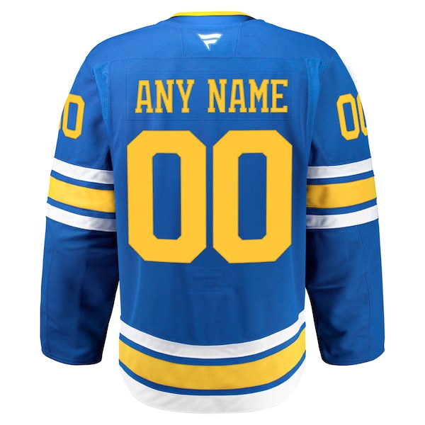 St. Louis Blues  Home Authentic Pro Custom Jersey - Blue