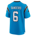 Miles Sanders Carolina Panthers Nike Team Game Jersey - Blue/Black