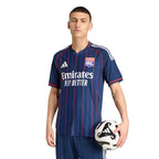 Olympique Lyonnais adidas 2025/26 Away Replica Jersey - Blue/White