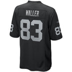 Darren Waller Las Vegas Raiders Nike Game Player Jersey - Black/White