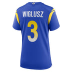 Sam Wiglusz Los Angeles Rams Nike Women's Game Jersey -  Royal