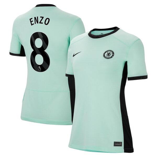 Enzo Fernández Chelsea Nike Women's 2023/24 Third Stadium Replica Player Jersey - Mint