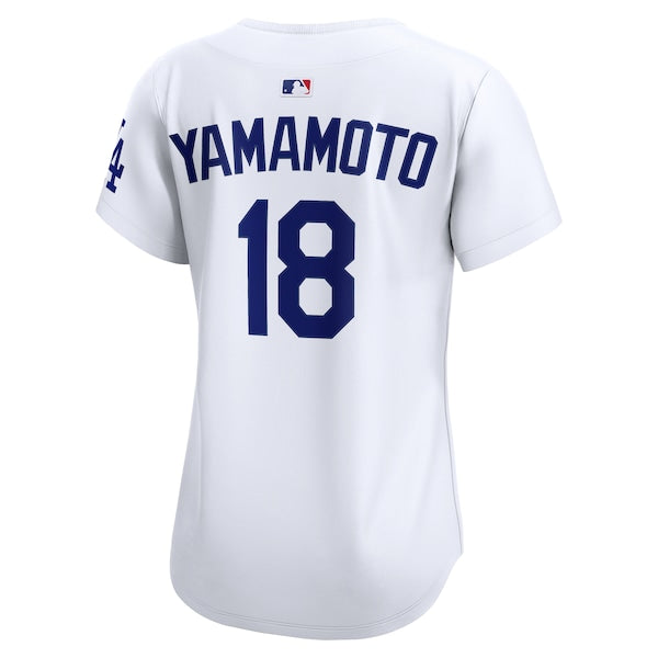 Yoshinobu Yamamoto Los Angeles Dodgers Nike Dri-FIT Home Limited Jersey - White