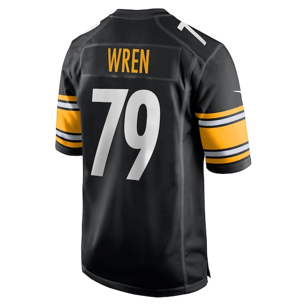 Renell Wren Pittsburgh Steelers Nike  Game Jersey -  Black