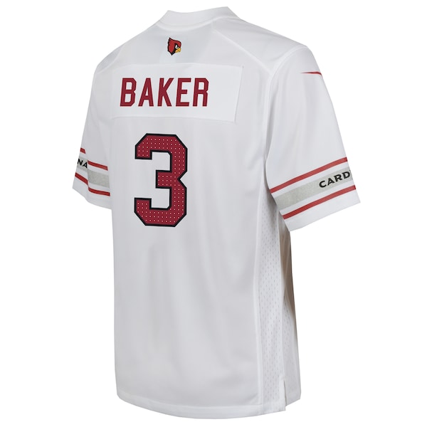 Budda Baker Arizona Cardinals Nike Youth Game Jersey - White/Black/Cardinal