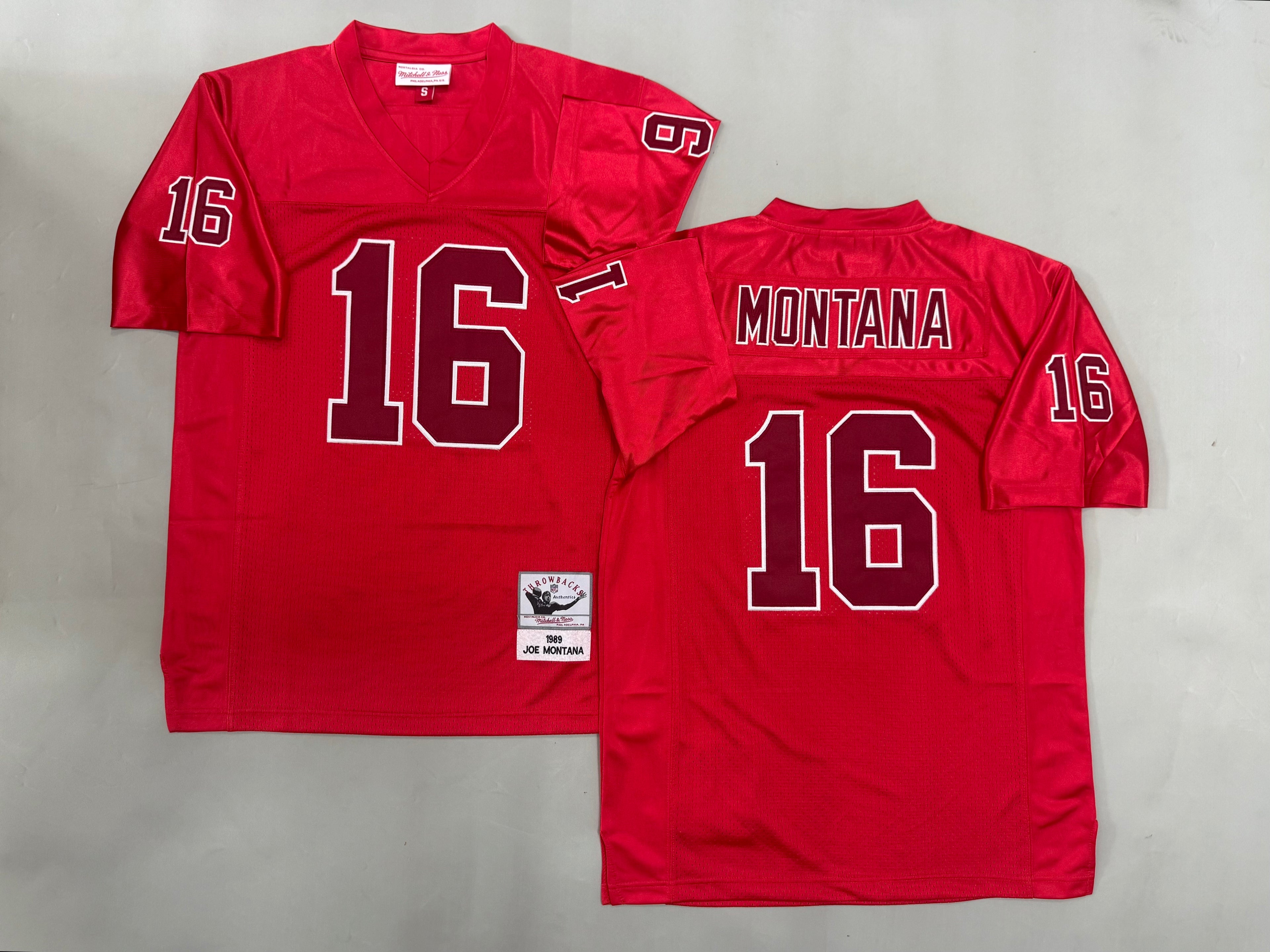 Joe Montana San Francisco 49ers Authentic Throwback Retired Player Jersey