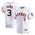 Jeremy Peña Houston Astros Nike Home Limited Player Jersey - White