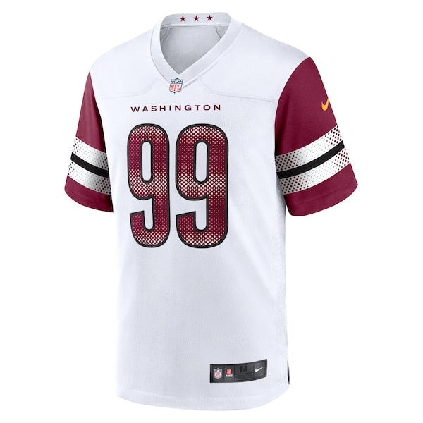 Chase Young Washington Commanders Nike Game Jersey - White/Burgundy