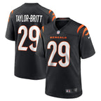 Cam Taylor-Britt Cincinnati Bengals Nike Game Player Jersey - Black/Orange/White