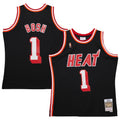 Chris Bosh Miami Heat  2013/14 Hardwood Classics Swingman Jersey - Black