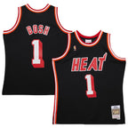Chris Bosh Miami Heat  2013/14 Hardwood Classics Swingman Jersey - Black