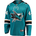 Marc-Edouard Vlasic San Jose Sharks   Premier Breakaway Player Jersey - Teal/Black