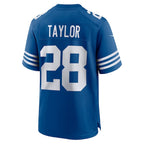 Men's Nike Jonathan Taylor Royal Indianapolis Colts Alternate Game Jersey/White