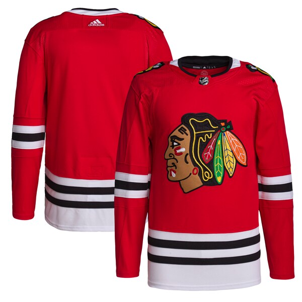 Chicago Blackhawks adidas Men's Home Primegreen Authentic Jersey - Red