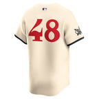 Jacob deGrom Texas Rangers Nike City Connect Limited Player Jersey - Natural