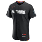 Jackson Holliday Baltimore Orioles Nike City Connect Authentic Player Jersey - Black