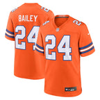 Champ Bailey Denver Broncos Nike Mile High Collection 1977 Throwback Retired Player Game Jersey - Orange