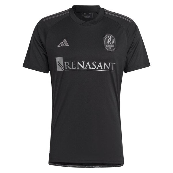 Nashville SC adidas 2024 Man In Black Kit Replica Custom Jersey - Black