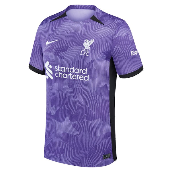 Mohamed Salah Liverpool Nike 2023/24 Third Stadium Replica Player Jersey - Purple