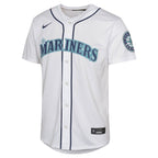 Julio Rodríguez Seattle Mariners Nike Youth Home Limited Jersey – White