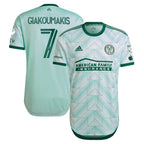 Giorgos Giakoumakis Atlanta United FC adidas 2024 The Forest Kit Authentic Player Jersey - Mint