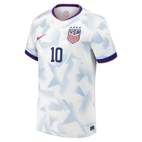 Lindsey Heaps USMNT Nike Youth 2025 Home Replica Player Jersey - White