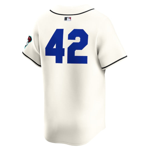 Arizona Diamondbacks Nike Home 2025 Jackie Robinson Day Limited Jersey – Cream