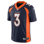 Russell Wilson Denver Broncos Nike Alternate Vapor Limited Jersey - Navy/Orange