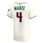 Ketel Marte Arizona Diamondbacks Nike Home Elite Jersey - Cream
