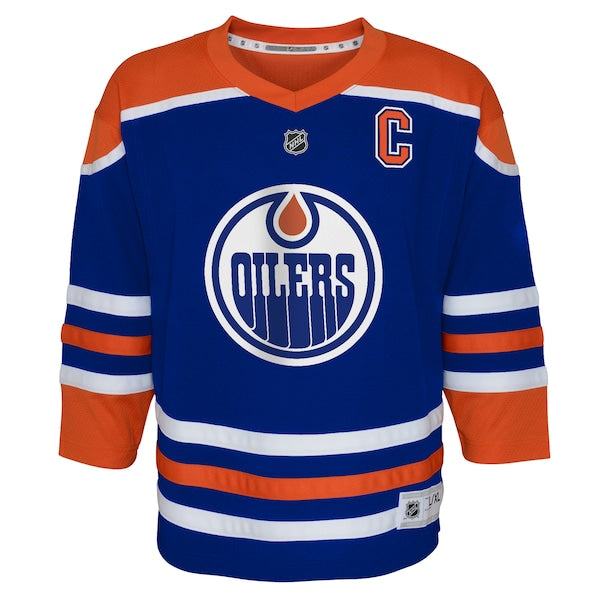 Connor McDavid Edmonton Oilers Youth Home Replica Player Jersey - Royal