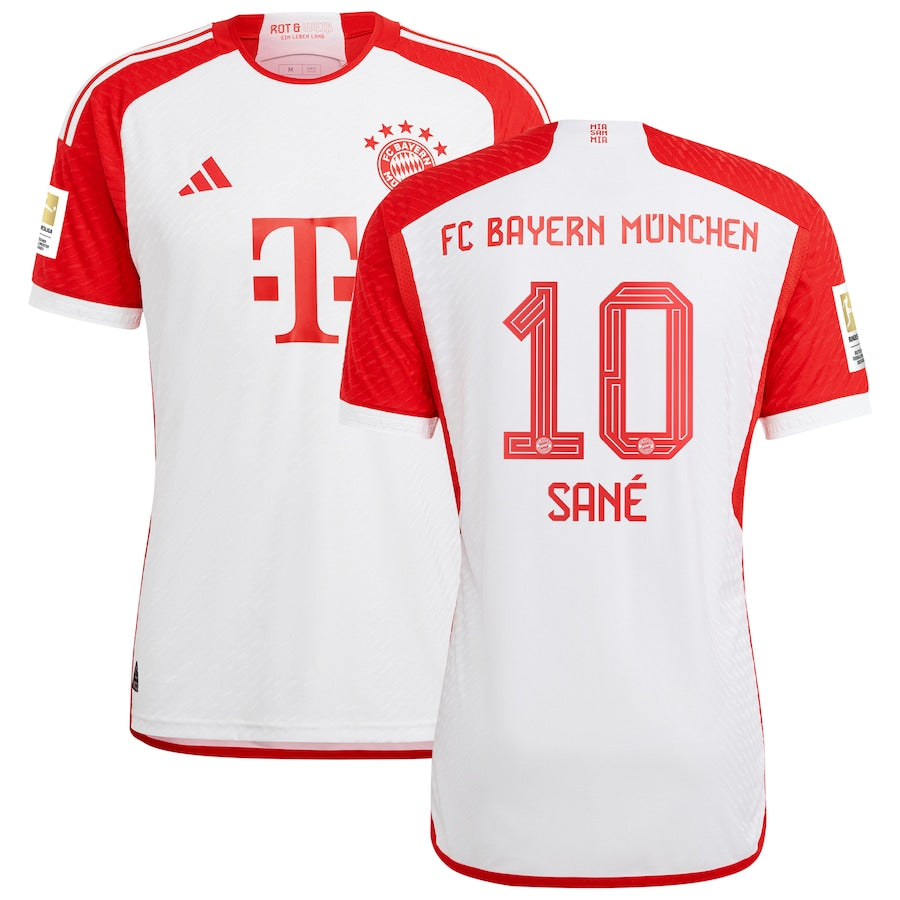 Leroy Sané Bayern Munich adidas 2023/24 Away Authentic Player Jersey - Black/White