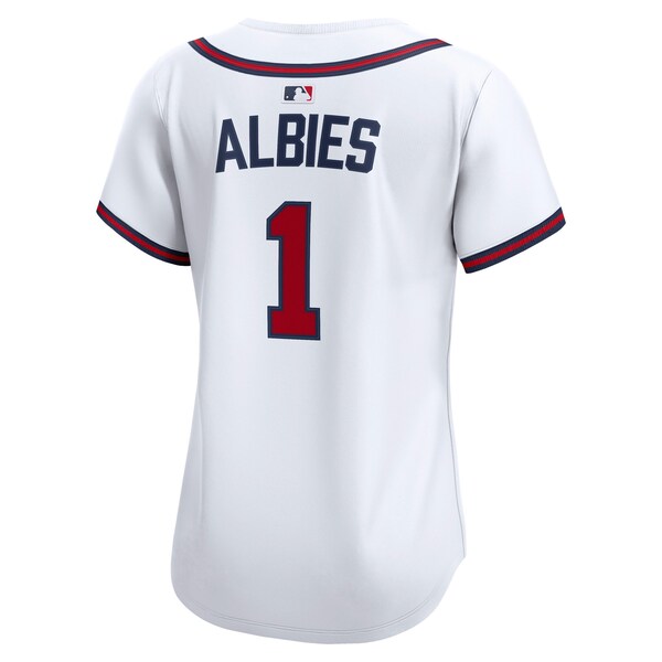 Ozzie Albies Atlanta Braves Nike Women's Home Limited Player Jersey – White