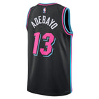 Bam Adebayo Miami Heat Nike Unisex 2025/26 Swingman Jersey - Black - City Edition