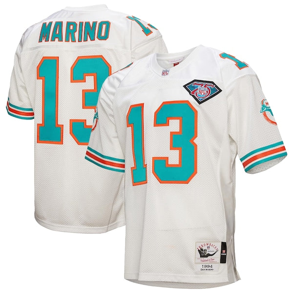Dan Marino Miami Dolphins 1994  Authentic Throwback Retired Player Jersey - White