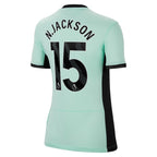 Nicolas Jackson Chelsea Nike Women's 2023/24 Third Stadium Replica Player Jersey - Mint