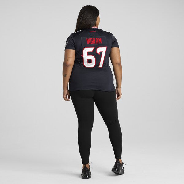 Ed Ingram Houston Texans Nike Women's Team Game Jersey -  Navy
