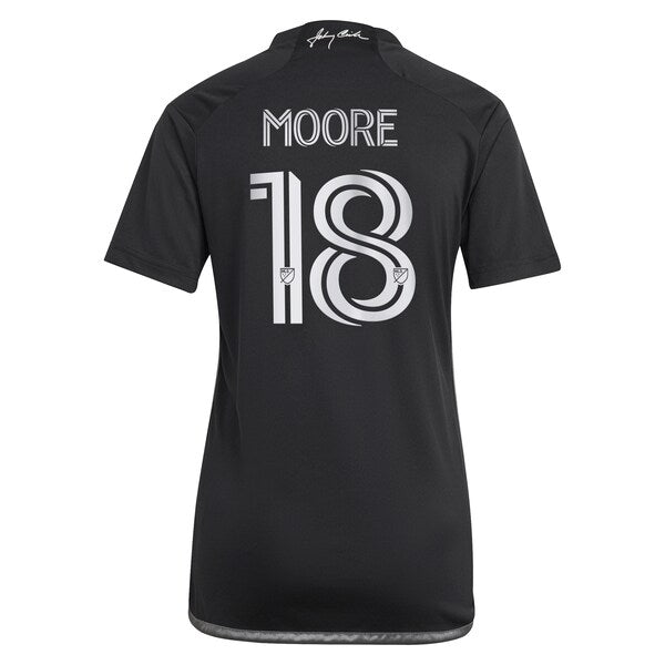 Shaq Moore Nashville SC adidas Women's 2024 Man In Black Kit Replica Player Jersey - Black