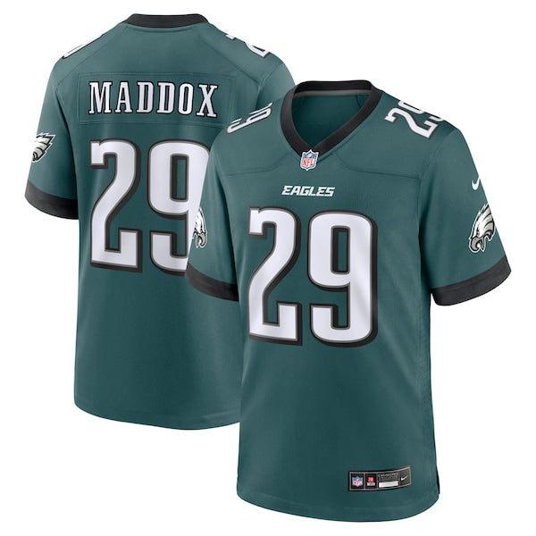 Avonte Maddox Philadelphia Eagles Nike Team Game Jersey - Midnight Green