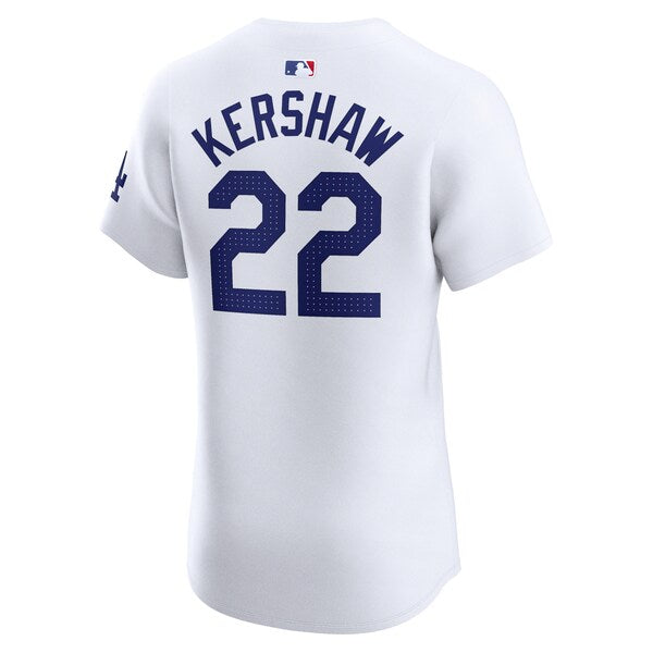 Clayton Kershaw Los Angeles Dodgers Nike Home Elite Player Jersey - White