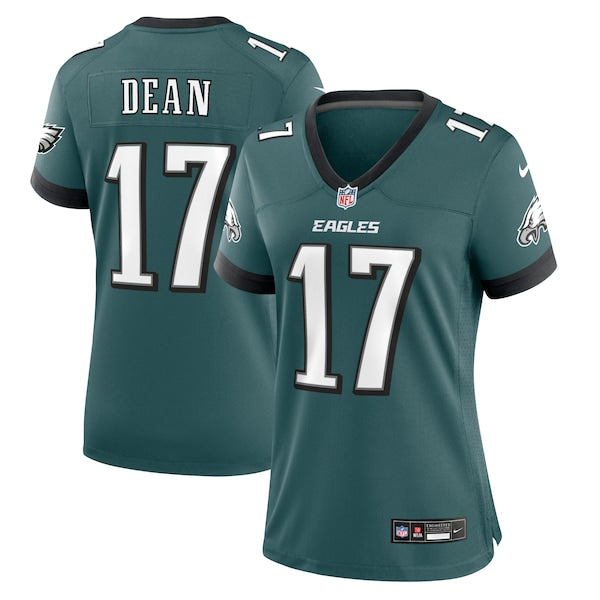 Nakobe Dean Philadelphia Eagles Nike Women's Team Game Jersey - Midnight Green