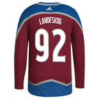Gabriel Landeskog Colorado Avalanche adidas  Primegreen Authentic Player Jersey - Burgundy/Navy