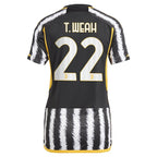 Timothy Weah Juventus adidas Women's 2023/24 Home Replica Player Jersey - Black