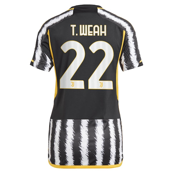 Timothy Weah Juventus adidas Women's 2023/24 Home Replica Player Jersey - Black