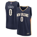 Jeremiah Fears New Orleans Pelicans  Youth 2025 NBA Draft First Round Pick Fast Break Replica Jersey - Icon Edition - Navy