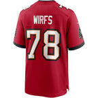 Tristan Wirfs Tampa Bay Buccaneers Nike Player Game Jersey - Red/Orange