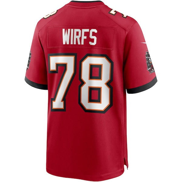 Tristan Wirfs Tampa Bay Buccaneers Nike Player Game Jersey - Red/Orange