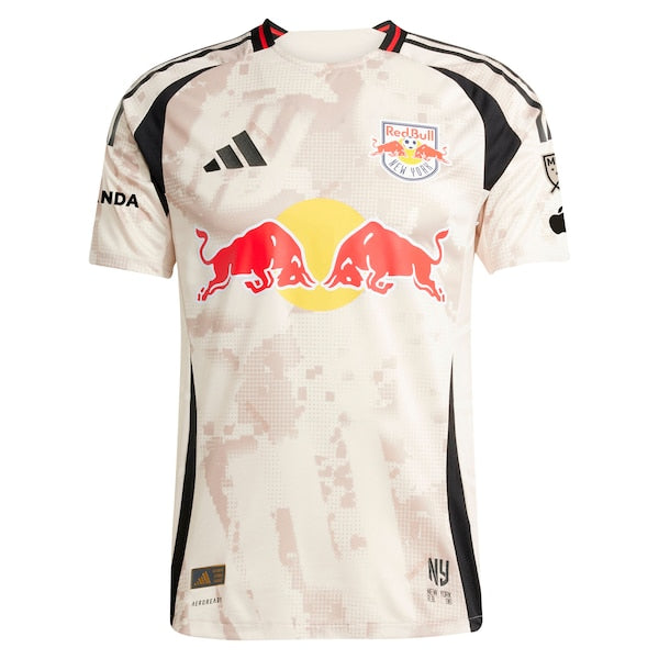 Eric Maxim Choupo-Moting New York Red Bulls adidas 2025 Stone Kit Authentic Player Jersey - Tan