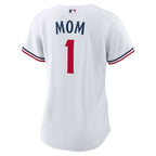 Minnesota Twins Nike Women's #1 Mom Home Replica Jersey - White